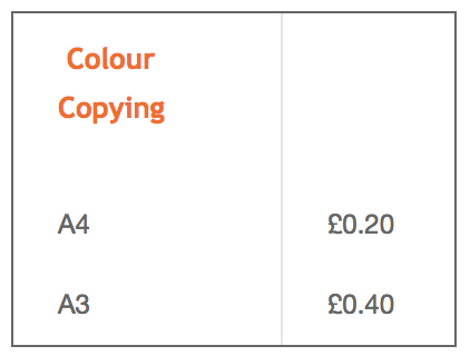 Minuteman Press Colour Copying Prices
